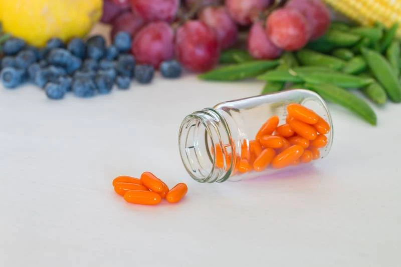 Vitamin and supplement capsules